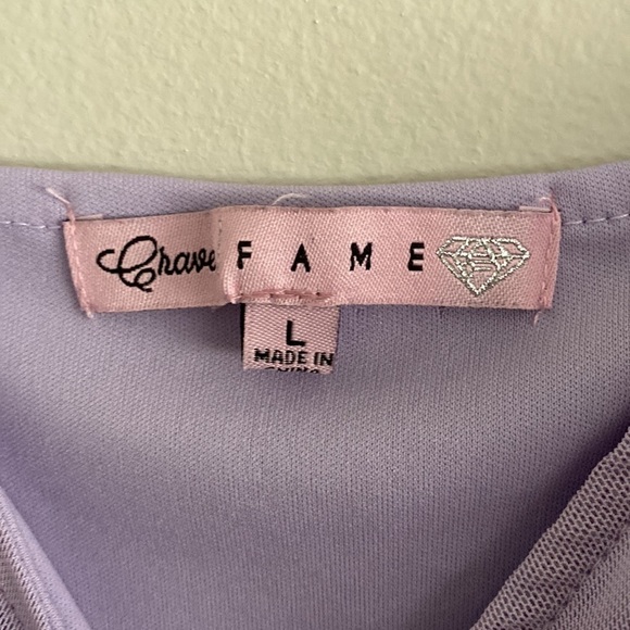 Y2K vintage lilac mesh cami top - Picture 3 of 6